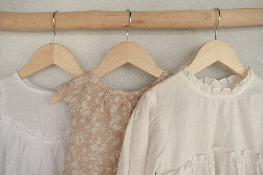 Three Hanging Children's Dresses